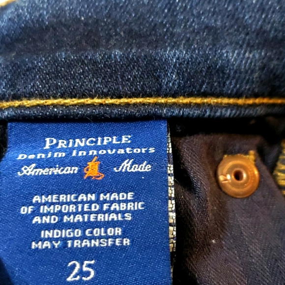 🥳🥳HOST PICK🥳🥳 "PRINCIPLE" ANTHROPOLOGIE DENIM JEANS SZ 25 - Picture 5 of 5